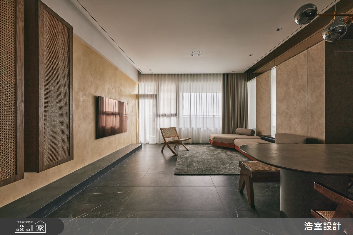 40坪新成屋(5年以下)＿新中式風客廳案例圖片＿浩室設計＿浩室_60之6