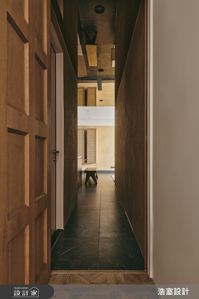40坪新成屋(5年以下)＿新中式風走廊案例圖片＿浩室設計＿浩室_60之10