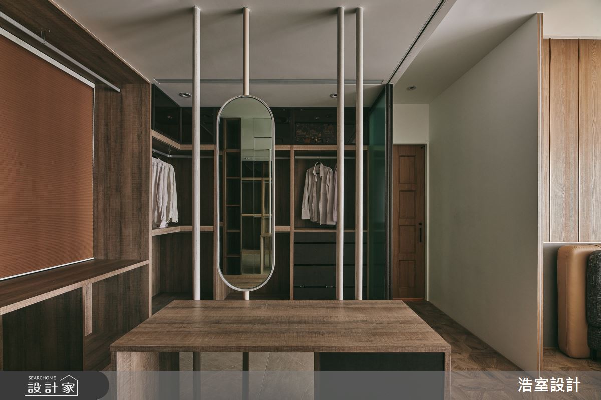 40坪新成屋(5年以下)＿新中式風更衣間案例圖片＿浩室設計＿浩室_60之13