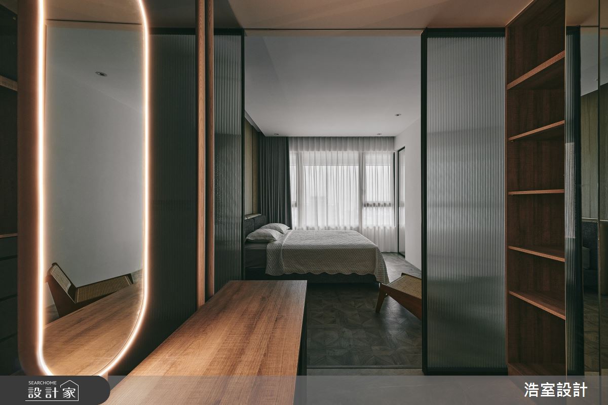 40坪新成屋(5年以下)＿新中式風更衣間案例圖片＿浩室設計＿浩室_60之14