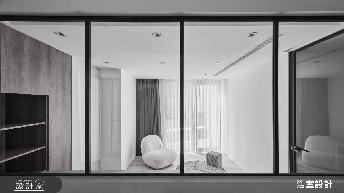 35坪新成屋(5年以下)＿現代風多功能室案例圖片＿浩室設計＿浩室_清潤墨逸之6