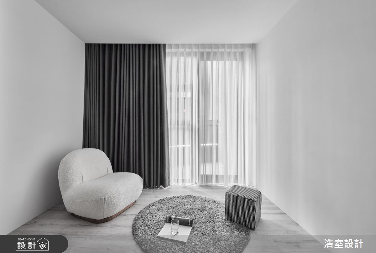 35坪新成屋(5年以下)＿現代風多功能室案例圖片＿浩室設計＿浩室_清潤墨逸之9