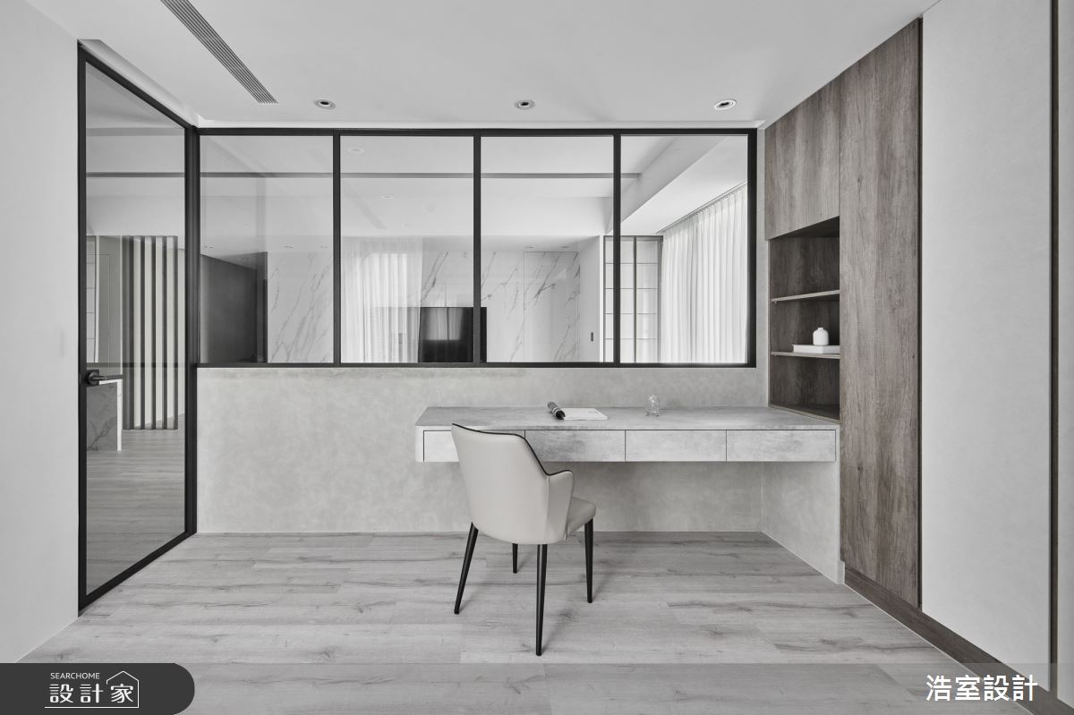35坪新成屋(5年以下)＿現代風多功能室案例圖片＿浩室設計＿浩室_清潤墨逸之10