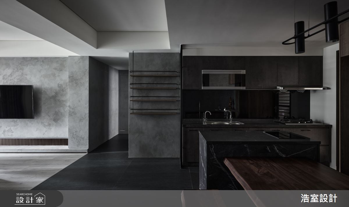 30坪新成屋(5年以下)＿混搭風餐廳案例圖片＿浩室設計＿浩室_墨抑之2