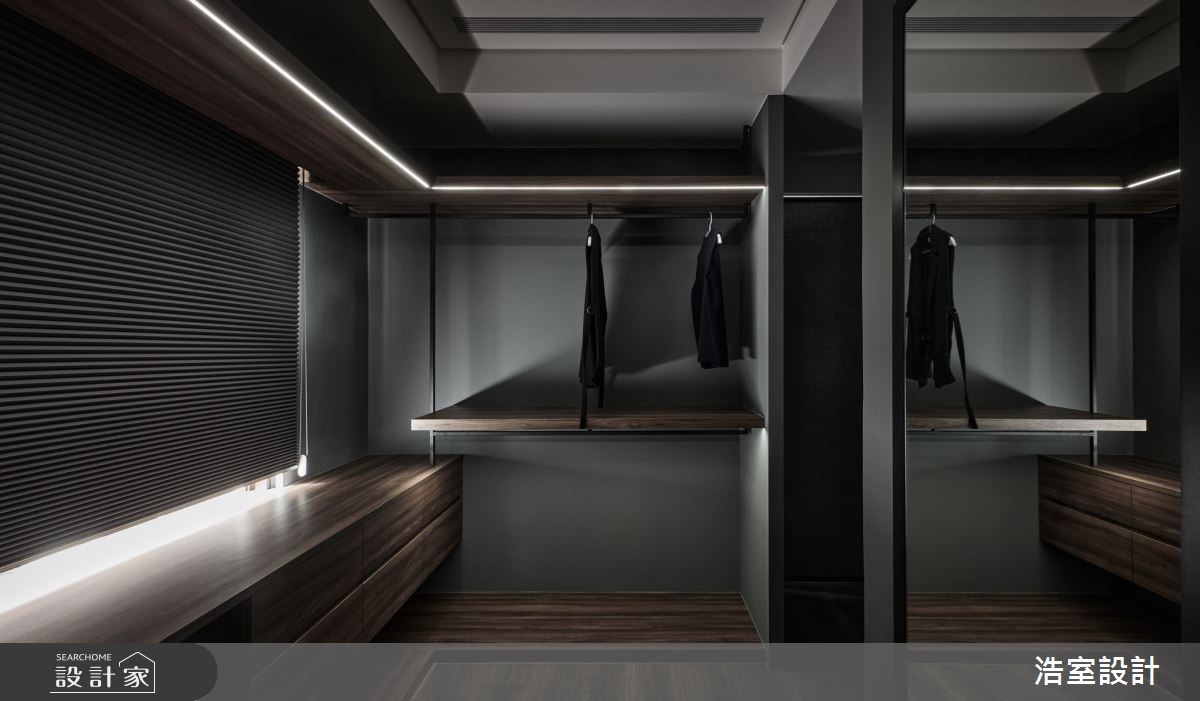 30坪新成屋(5年以下)＿混搭風更衣間案例圖片＿浩室設計＿浩室_墨抑之10