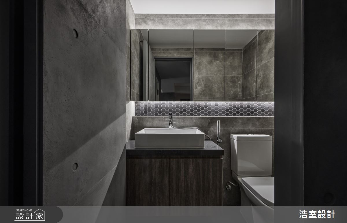 30坪新成屋(5年以下)＿混搭風浴室案例圖片＿浩室設計＿浩室_墨抑之14