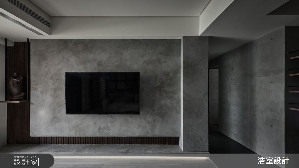 30坪新成屋(5年以下)＿混搭風客廳案例圖片＿浩室設計＿浩室_墨抑之1