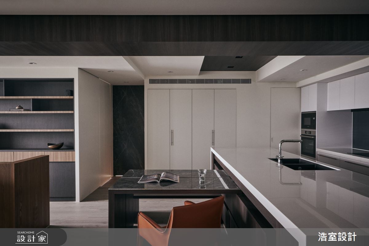 29坪新成屋(5年以下)＿現代風中島案例圖片＿浩室設計＿浩室_賦巧之4