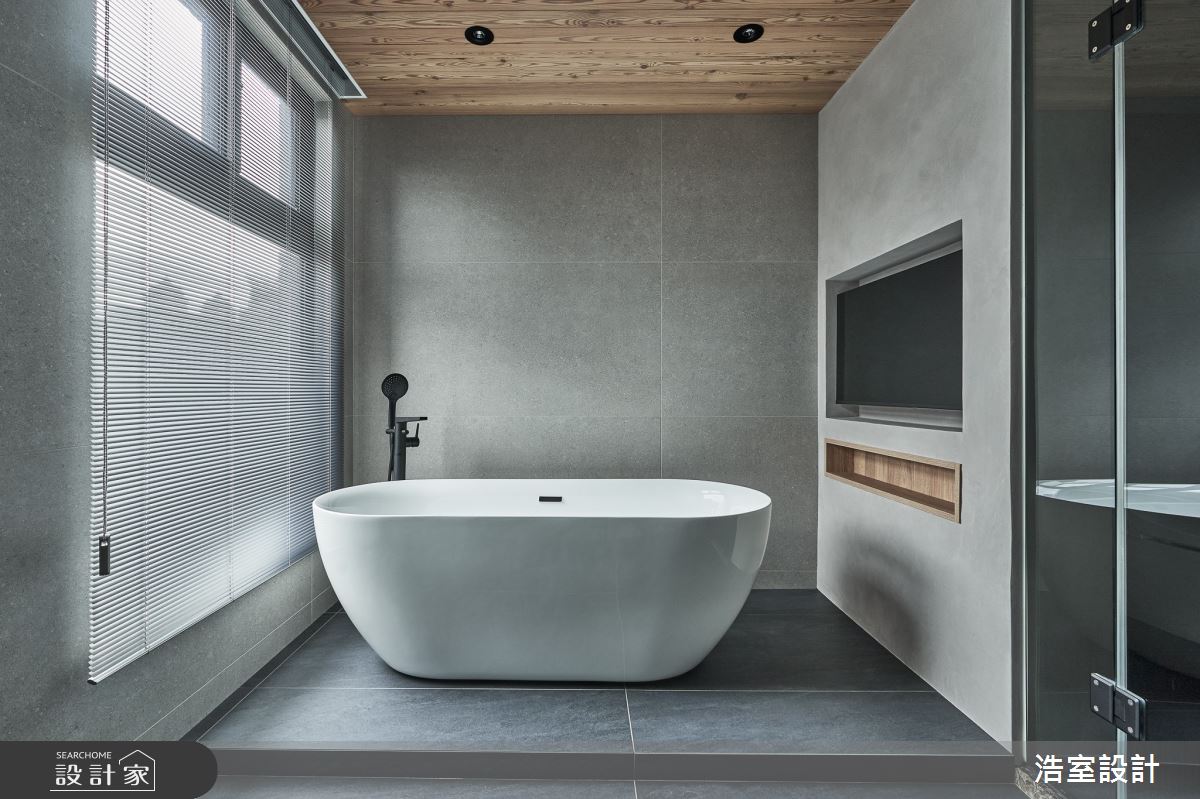 80坪新成屋(5年以下)＿日式無印風浴室案例圖片＿浩室設計＿浩室_寯永日月之13
