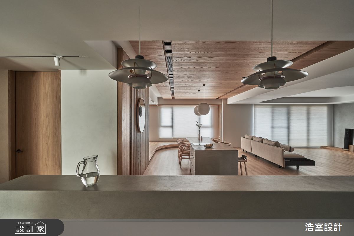 80坪新成屋(5年以下)＿日式無印風中島案例圖片＿浩室設計＿浩室_寯永日月之6
