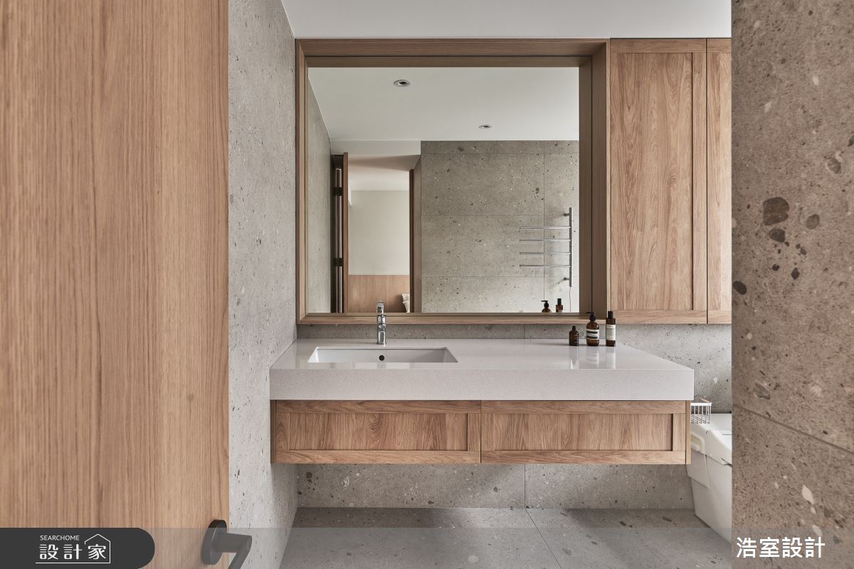 80坪新成屋(5年以下)＿日式無印風浴室案例圖片＿浩室設計＿浩室_寯永日月之17