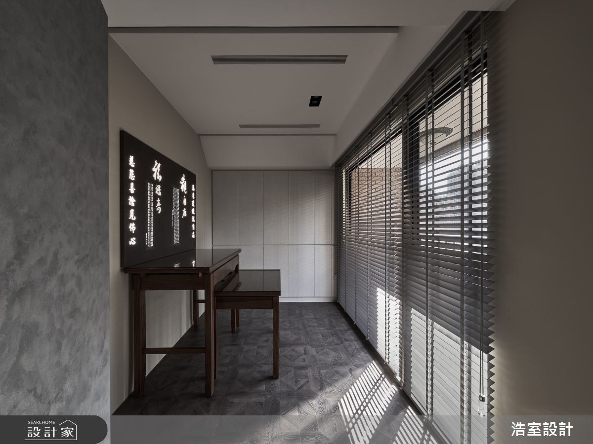 90坪中古屋(5~15年)＿日式無印風佛堂案例圖片＿浩室設計＿浩室_中悅。K2+N2之12