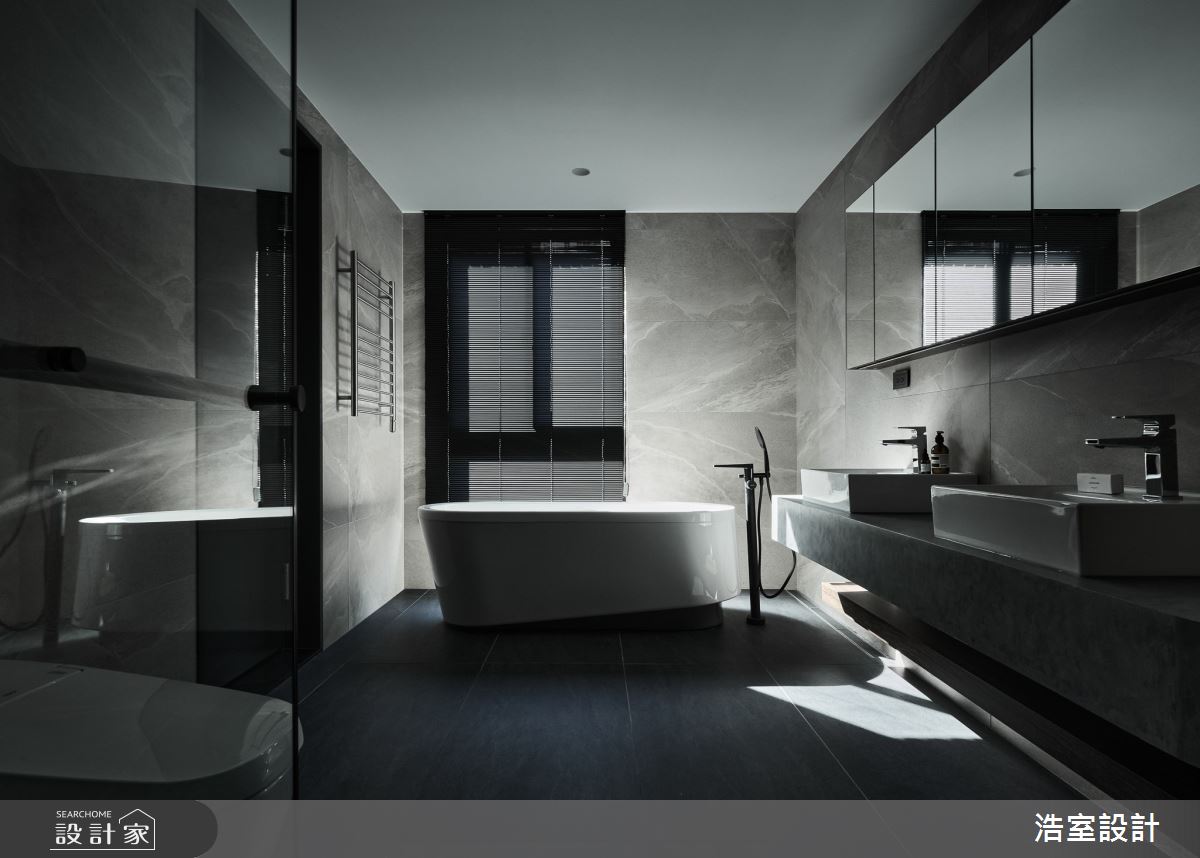 90坪中古屋(5~15年)＿日式無印風浴室案例圖片＿浩室設計＿浩室_中悅。K2+N2之18