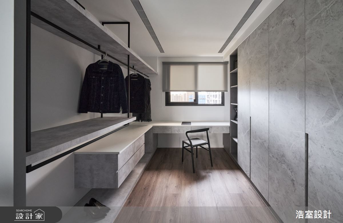 26坪中古屋(5~15年)＿混搭風更衣間案例圖片＿浩室設計＿浩室_君喆之14