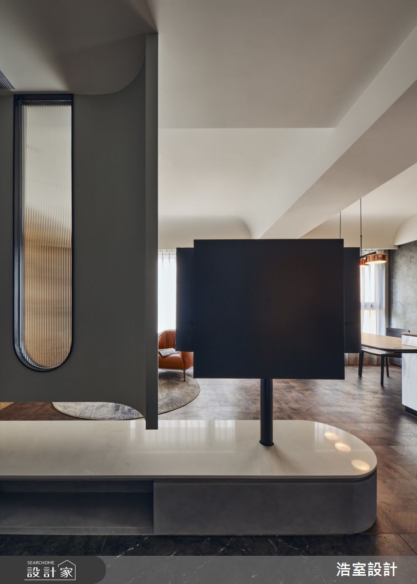 20坪新成屋(5年以下)＿混搭風玄關客廳案例圖片＿浩室設計＿浩室_形隨意轉之2