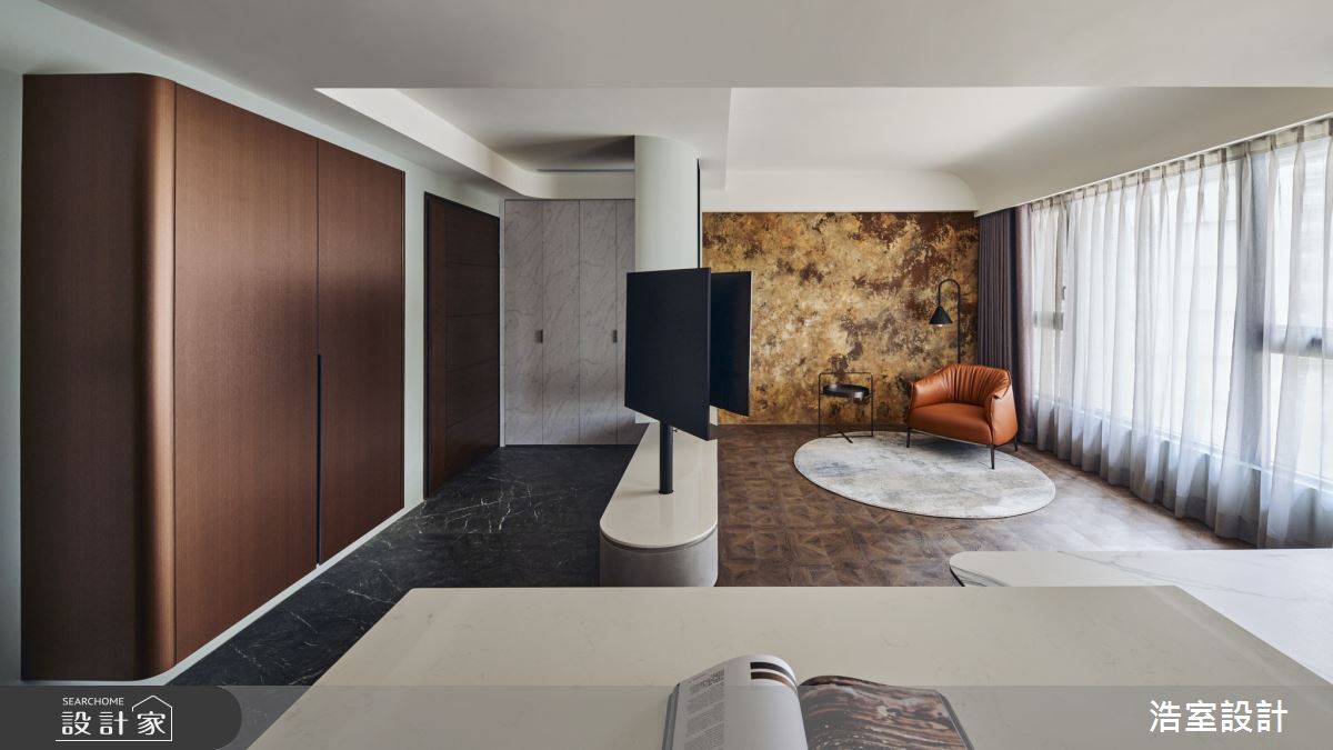 20坪新成屋(5年以下)＿混搭風玄關客廳案例圖片＿浩室設計＿浩室_形隨意轉之5