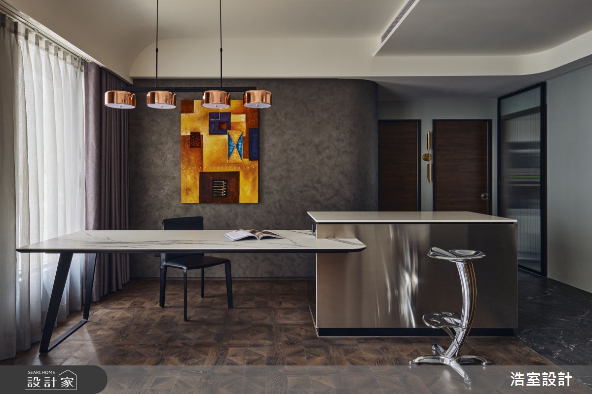 20坪新成屋(5年以下)＿混搭風餐廳中島案例圖片＿浩室設計＿浩室_形隨意轉之11