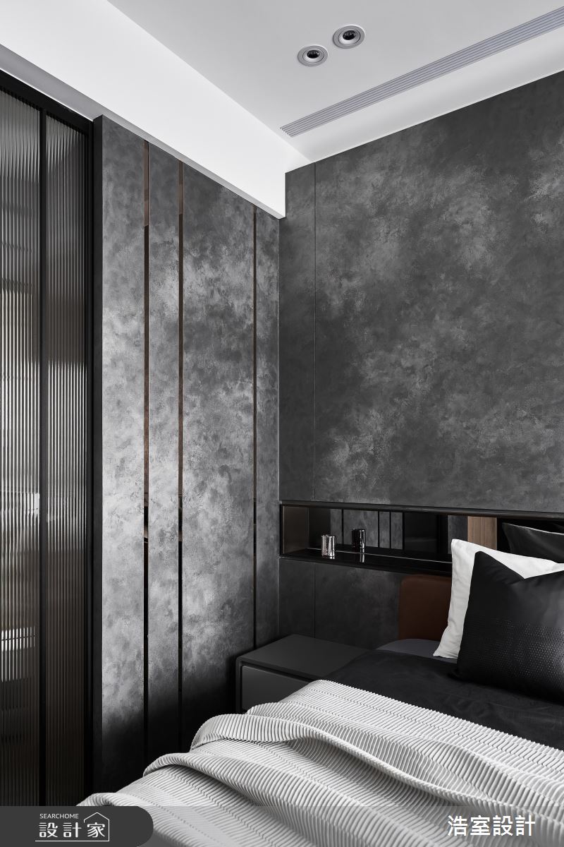 78坪新成屋(5年以下)＿現代風臥室案例圖片＿浩室設計＿浩室_層 ∙ 弧 ∙ 鏡之13