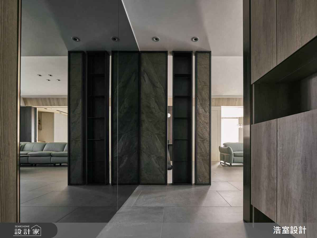 32坪新成屋(5年以下)＿現代風玄關案例圖片＿浩室設計＿浩室_74之1