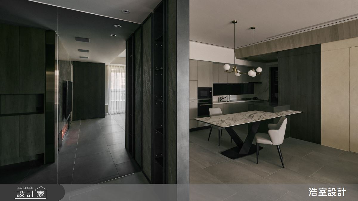 32坪新成屋(5年以下)＿現代風玄關餐廳案例圖片＿浩室設計＿浩室_74之3