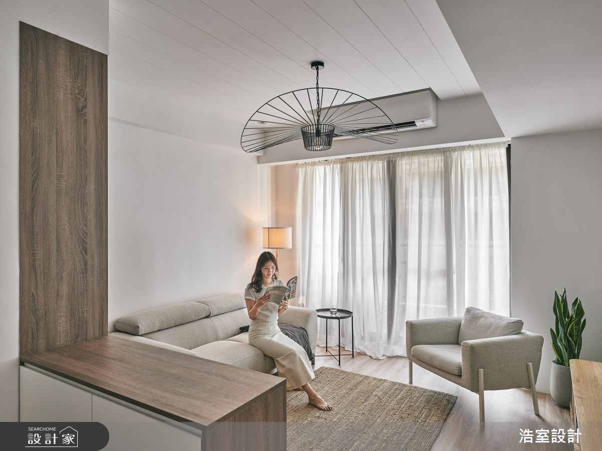 22坪中古屋(5~15年)＿混搭風客廳案例圖片＿浩室設計＿浩室_未央詩歌之2