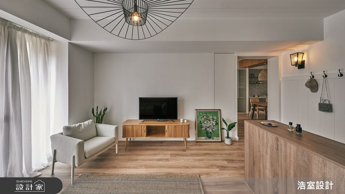 22坪中古屋(5~15年)＿混搭風客廳案例圖片＿浩室設計＿浩室_未央詩歌之3