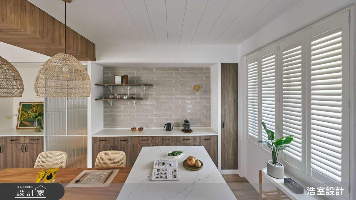 22坪中古屋(5~15年)＿混搭風餐廳中島案例圖片＿浩室設計＿浩室_未央詩歌之6
