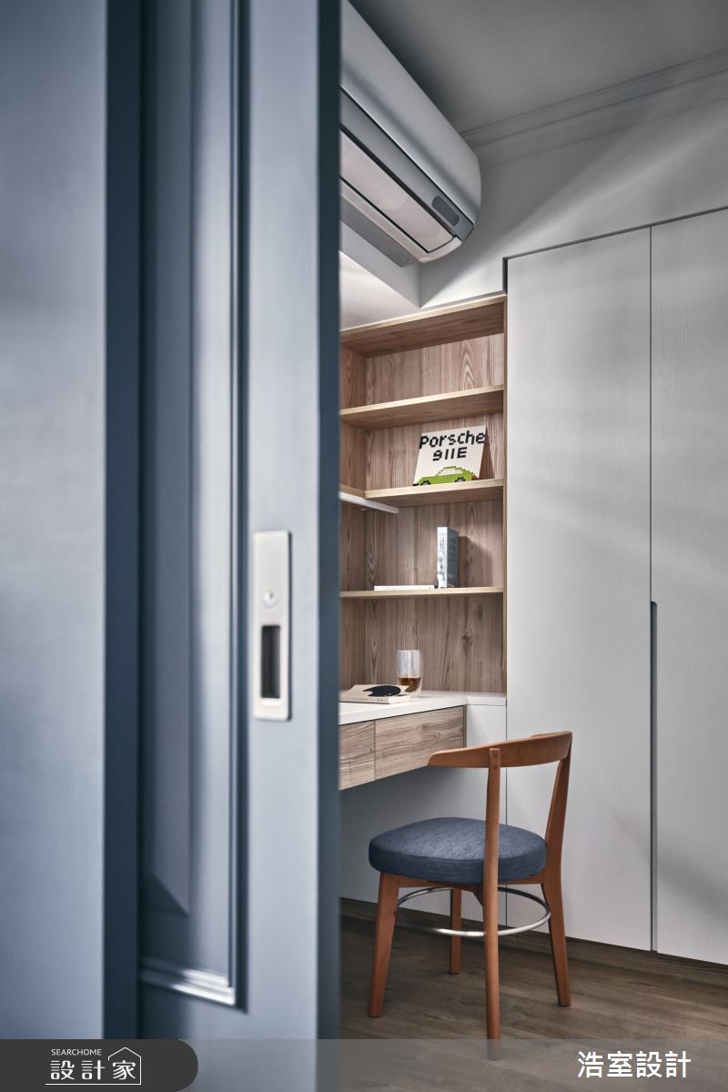 45坪老屋(16~30年)＿混搭風書房工作區案例圖片＿浩室設計＿浩室_國王的新都之10