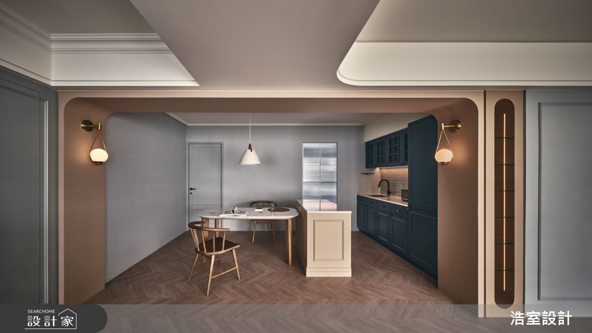 45坪老屋(16~30年)＿混搭風餐廳廚房案例圖片＿浩室設計＿浩室_國王的新都之3