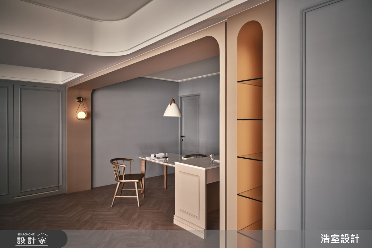 45坪老屋(16~30年)＿混搭風餐廳中島案例圖片＿浩室設計＿浩室_國王的新都之2