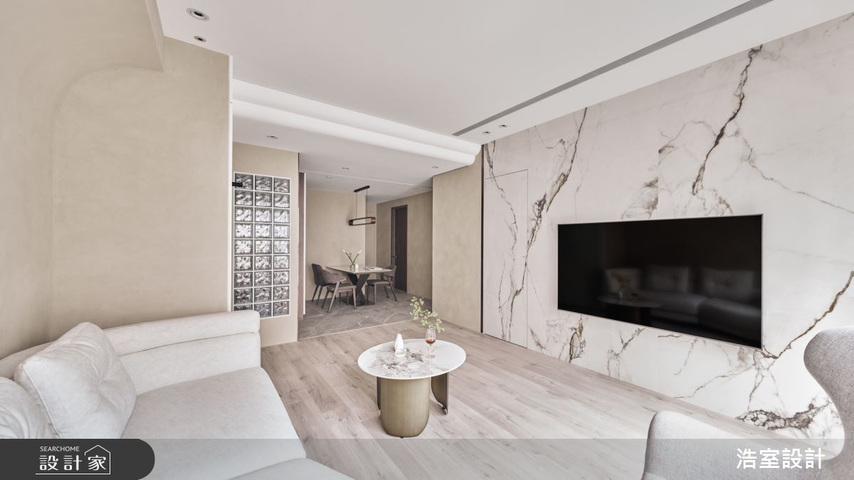 28坪新成屋(5年以下)＿現代風客廳餐廳案例圖片＿浩室設計＿浩室_冉冉絮語之9