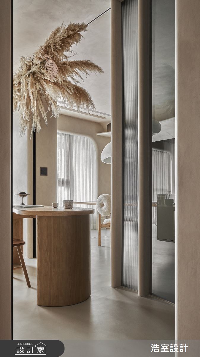 35坪新成屋(5年以下)＿侘寂風書房工作區案例圖片＿浩室設計＿浩室_貓咪行為學之15