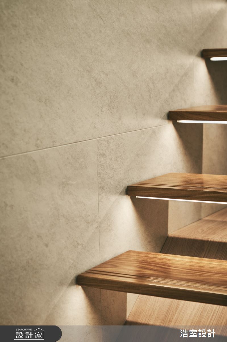 85坪老屋(50年以上)＿混搭風樓梯案例圖片＿浩室設計＿浩室_歲月靜好．彌新之15