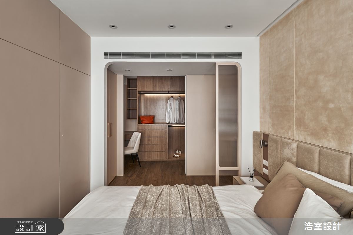 21坪新成屋(5年以下)＿現代風臥室更衣間案例圖片＿浩室設計＿浩室_琴瑟相生之16