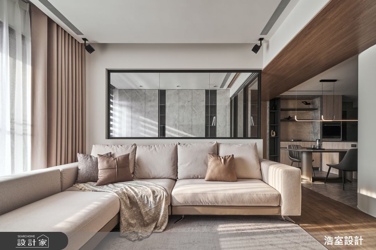21坪新成屋(5年以下)＿現代風客廳餐廳案例圖片＿浩室設計＿浩室_琴瑟相生之6