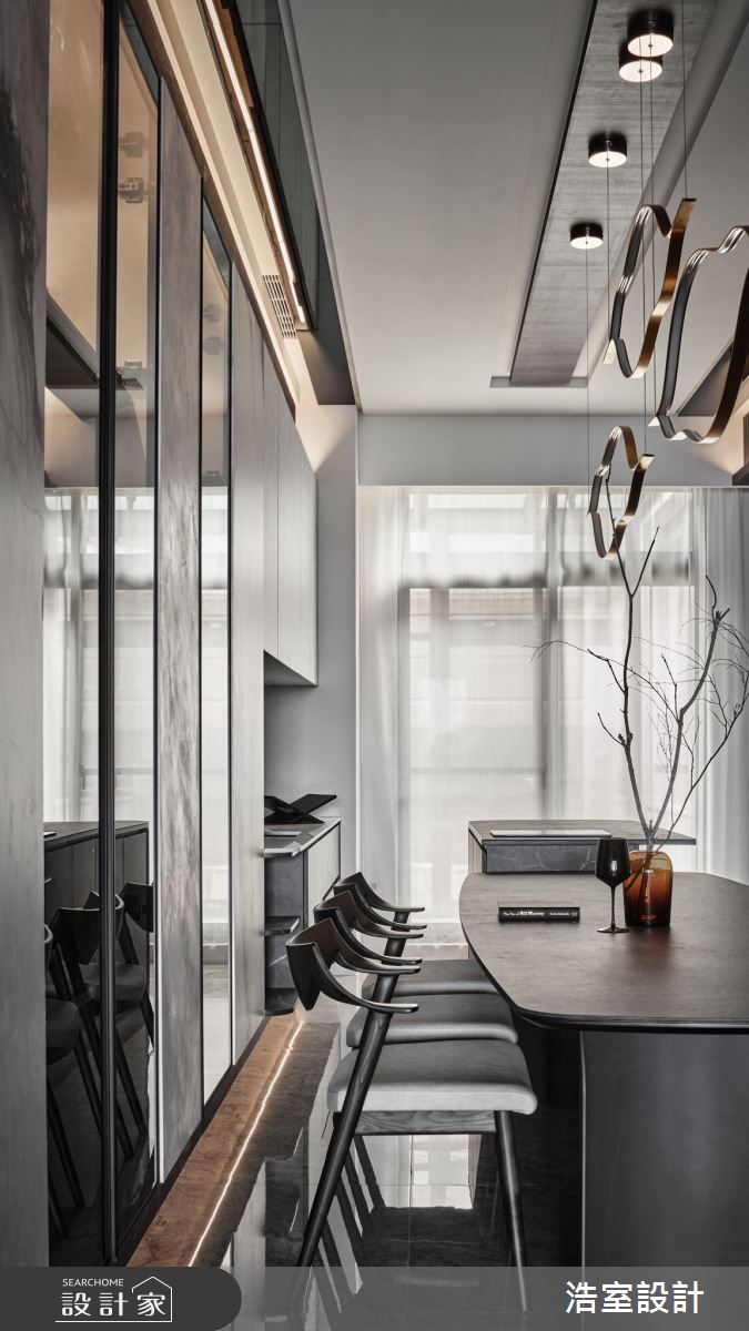 105坪新成屋(5年以下)＿現代風餐廳案例圖片＿浩室設計＿浩室_復刻．旅行悸動之6