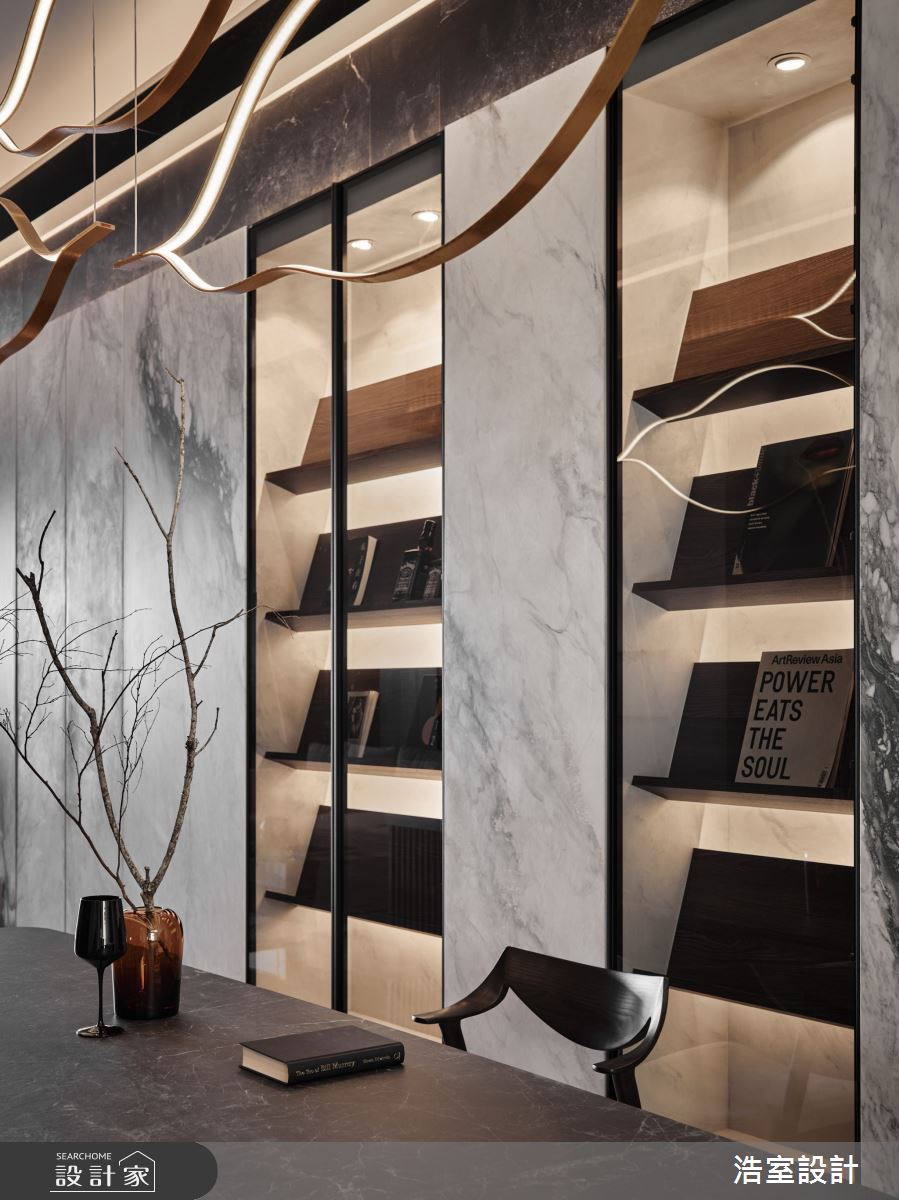 105坪新成屋(5年以下)＿現代風書房案例圖片＿浩室設計＿浩室_復刻．旅行悸動之7