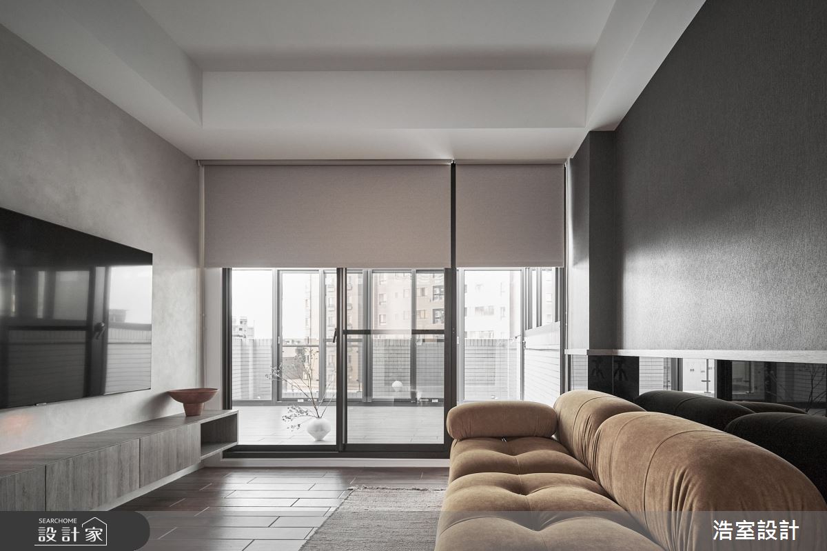 105坪新成屋(5年以下)＿現代風客廳案例圖片＿浩室設計＿浩室_復刻．旅行悸動之8