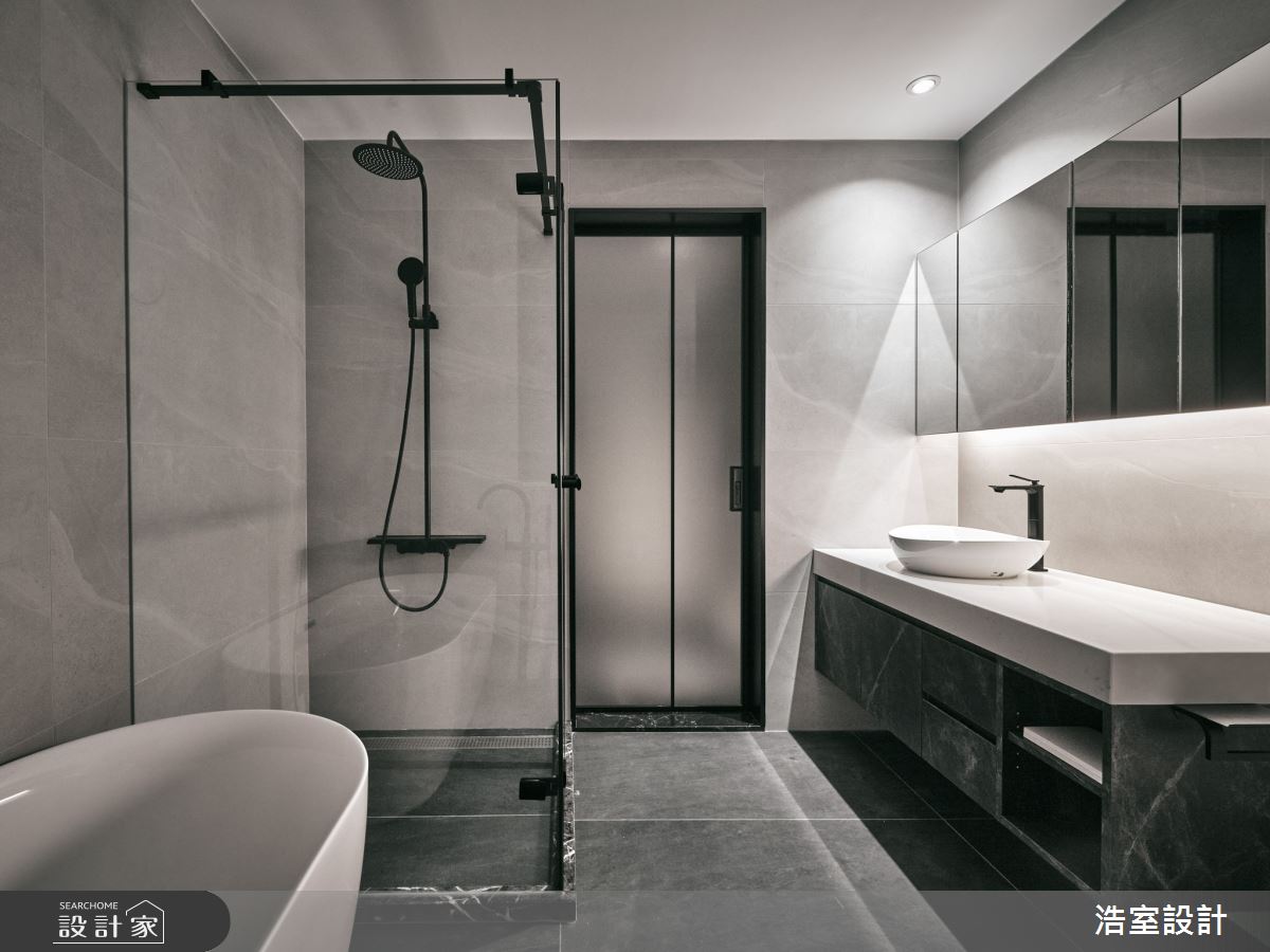 105坪新成屋(5年以下)＿現代風浴室案例圖片＿浩室設計＿浩室_復刻．旅行悸動之18