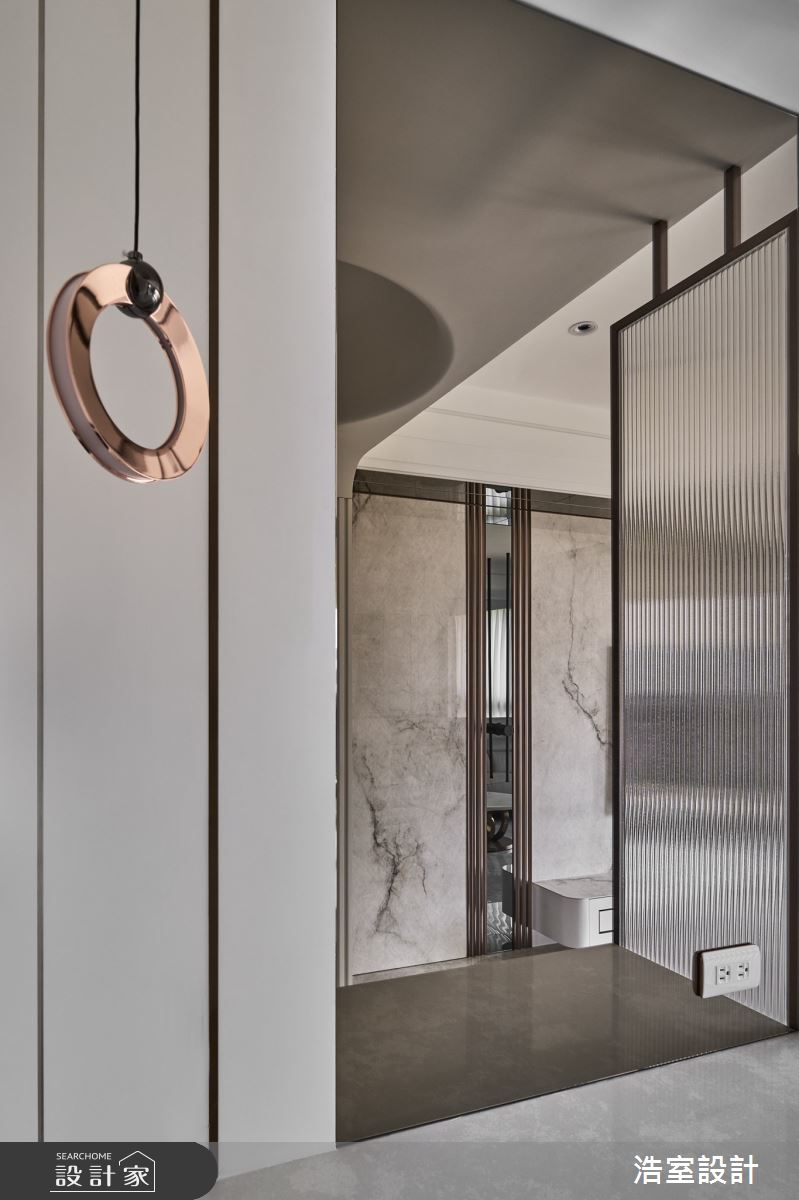 31坪新成屋(5年以下)＿現代輕奢風玄關案例圖片＿浩室設計＿浩室_一輕鷗之3