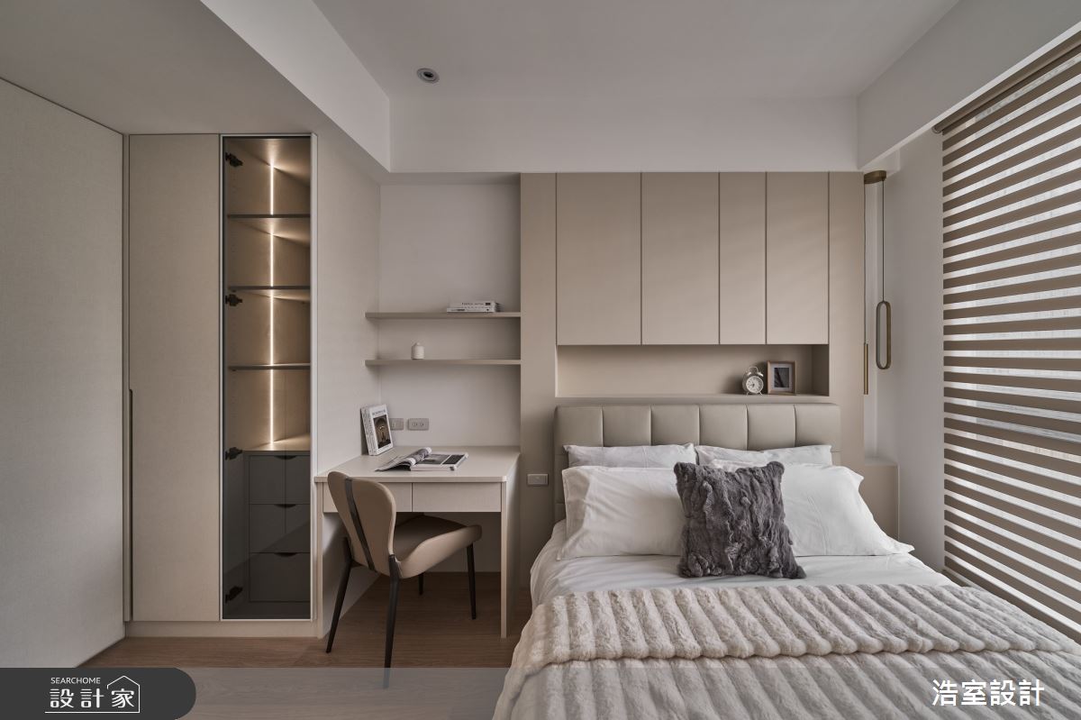 31坪新成屋(5年以下)＿現代輕奢風臥室案例圖片＿浩室設計＿浩室_一輕鷗之14