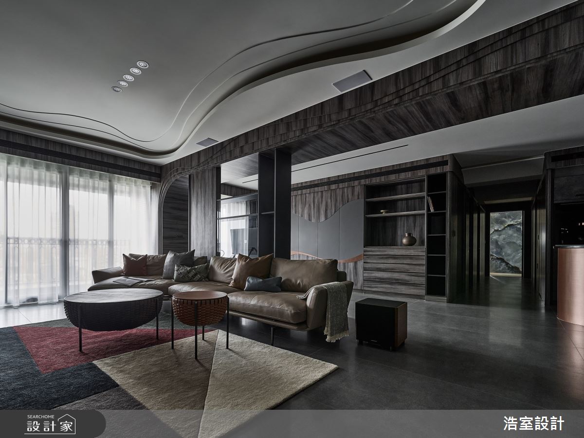 57坪新成屋(5年以下)＿混搭風客廳案例圖片＿浩室設計＿浩室_解構。序列之3726