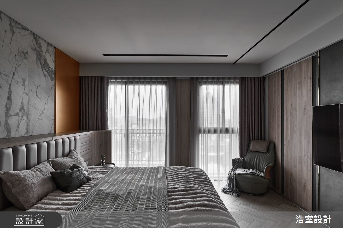 57坪新成屋(5年以下)＿混搭風臥室案例圖片＿浩室設計＿浩室_解構。序列之15
