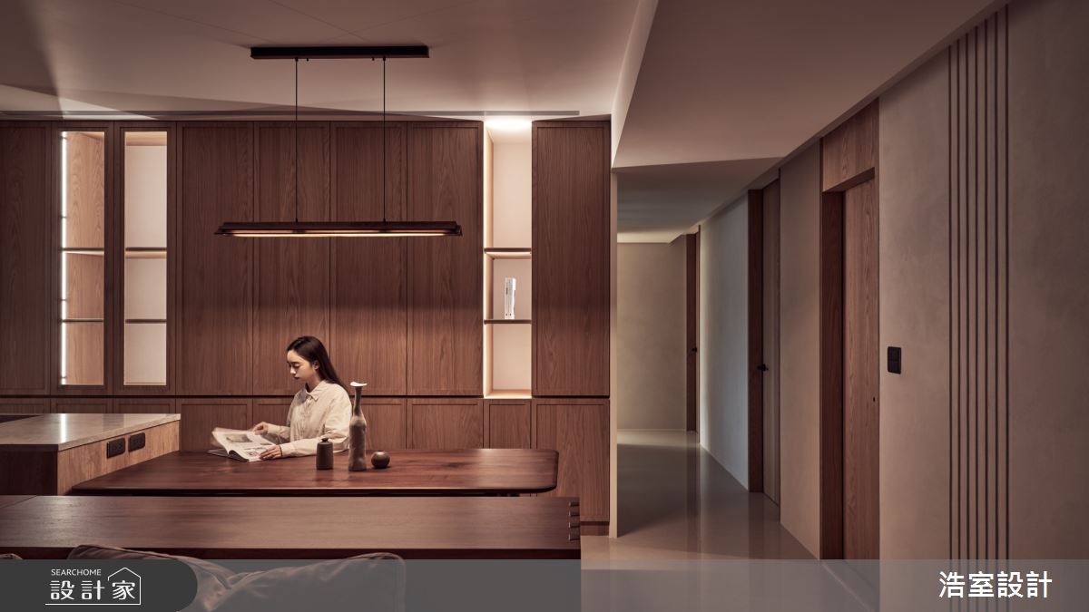 45坪新成屋(5年以下)＿日式簡約風餐廳走廊案例圖片＿浩室設計＿浩室_吟詠澄玥之13