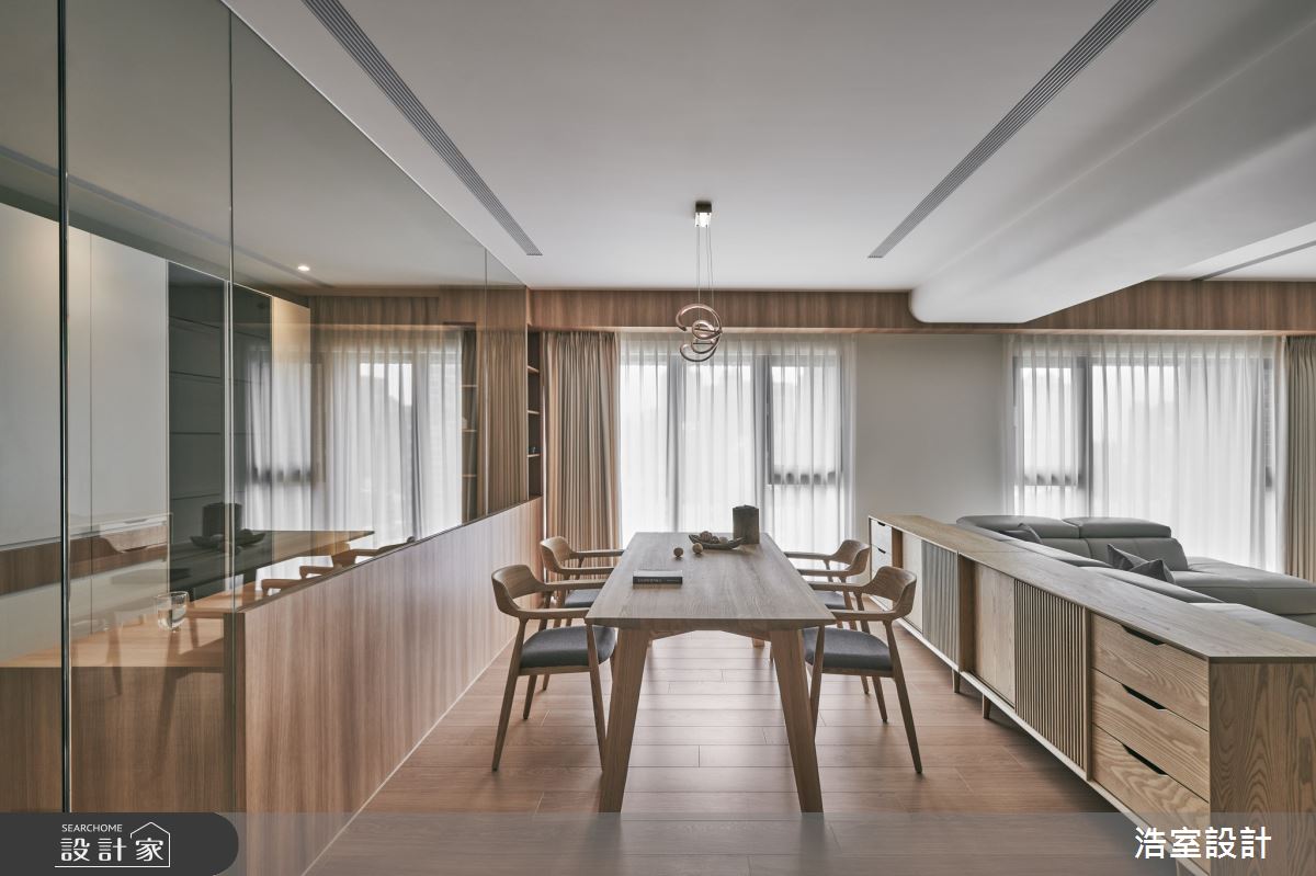 44坪新成屋(5年以下)＿日式無印風餐廳案例圖片＿浩室設計＿浩室_縱橫紫家之7