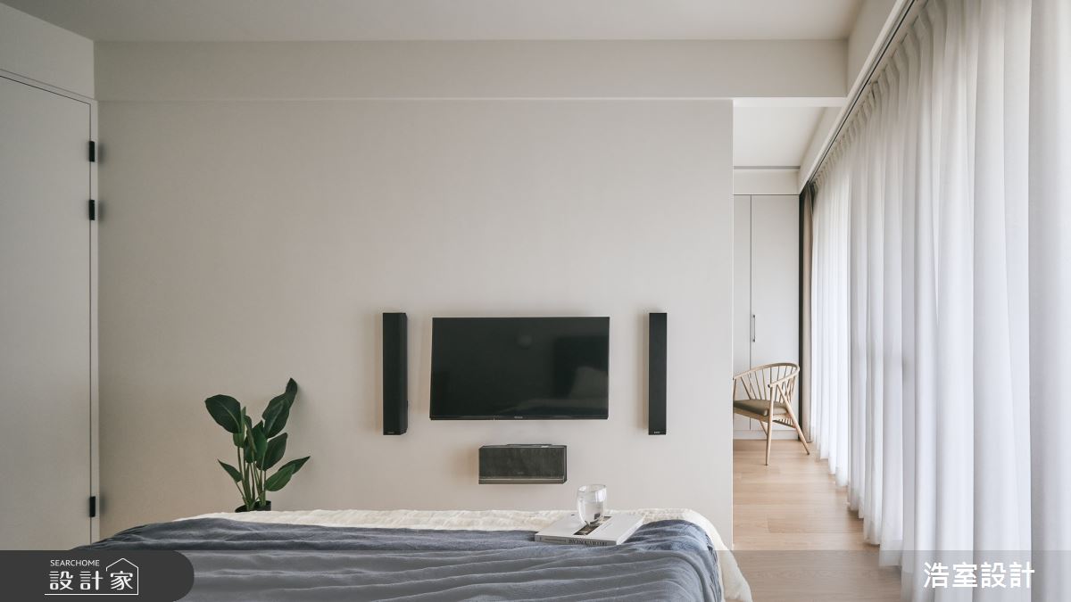 44坪新成屋(5年以下)＿日式無印風臥室案例圖片＿浩室設計＿浩室_縱橫紫家之14