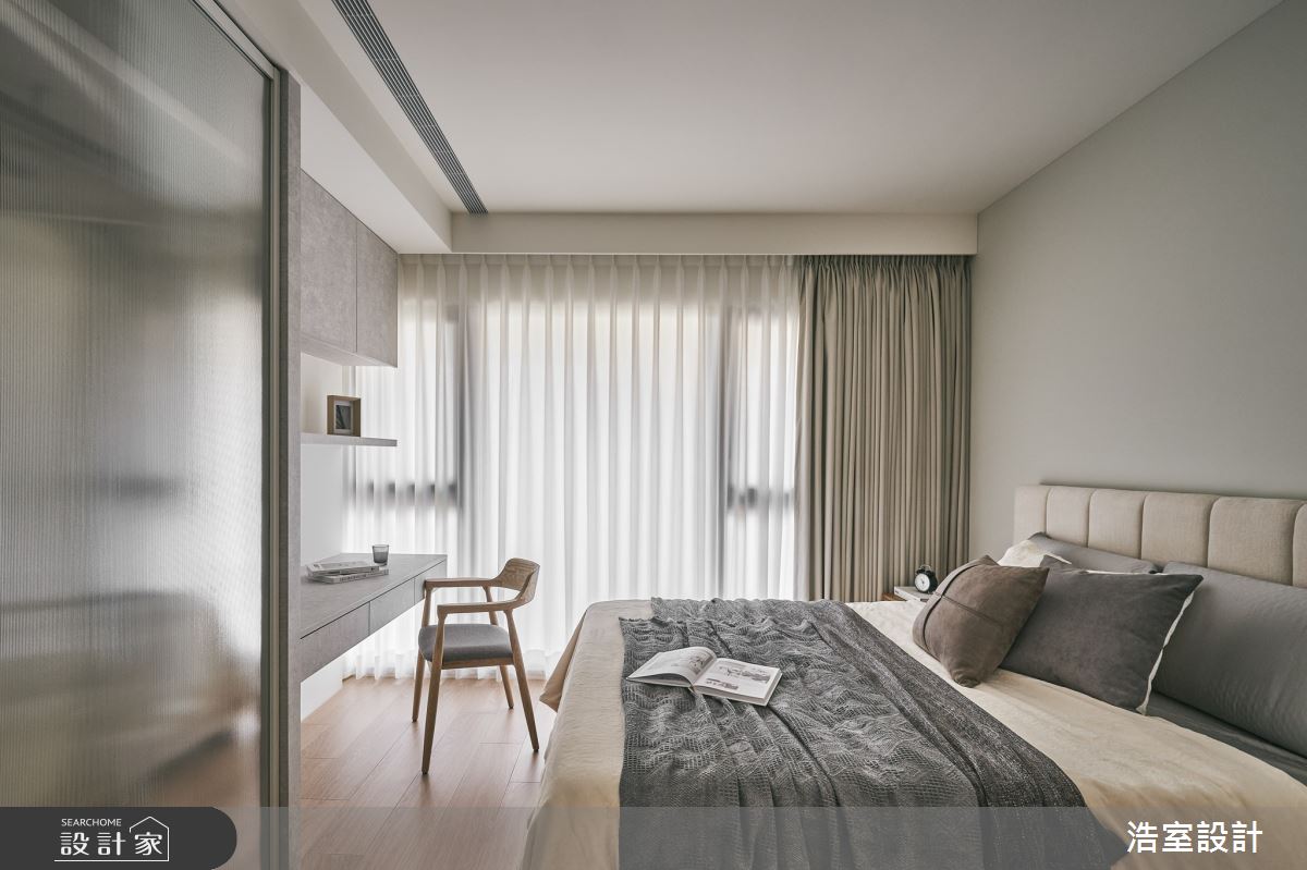 44坪新成屋(5年以下)＿日式無印風臥室案例圖片＿浩室設計＿浩室_縱橫紫家之13
