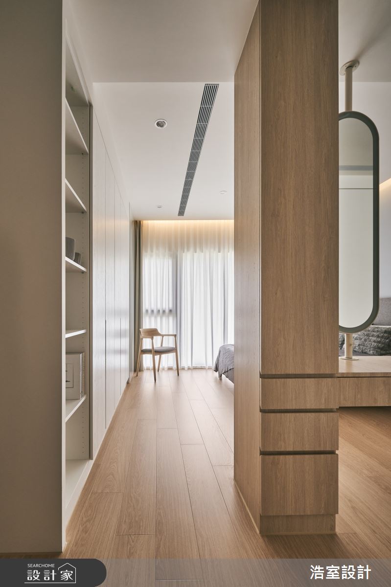 44坪新成屋(5年以下)＿日式無印風臥室案例圖片＿浩室設計＿浩室_縱橫紫家之17