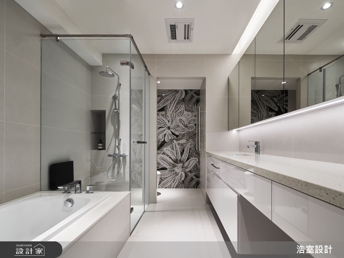 30坪中古屋(5~15年)＿現代風浴室案例圖片＿浩室設計＿浩室_靜江月之15