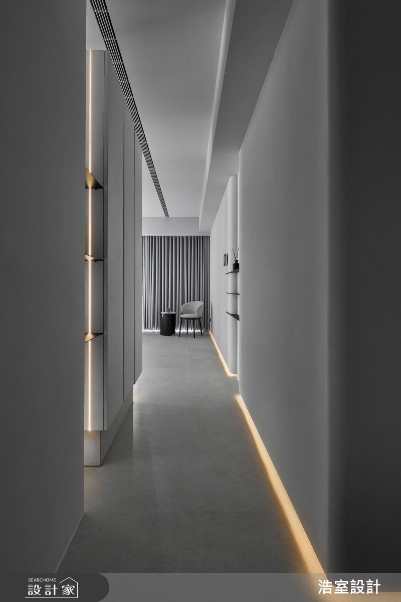 18坪中古屋(5~15年)＿現代風走廊案例圖片＿浩室設計＿浩室_轉場。入境之3